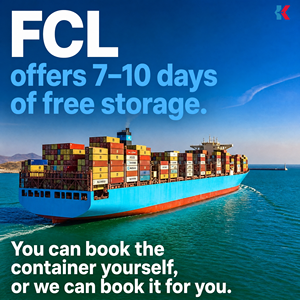 International FCL Container Sea Freight Forwarder 20GP 40GP 40HQ