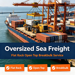 Oversized Sea Freight Flat Rack Open Top Breakbulk Heavy Lift